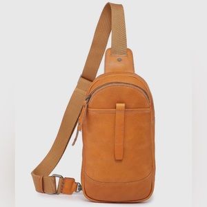 Leather Cross Body Sling Bag